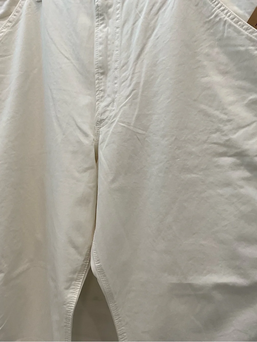 Polo Ralph Lauren Deckwash White Dungaree Fit Twill Carpenter Pants sz 38-30 T73